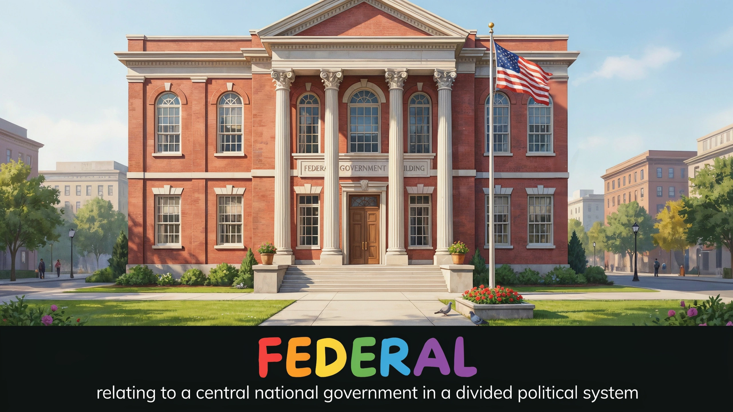 English Illustration for federal